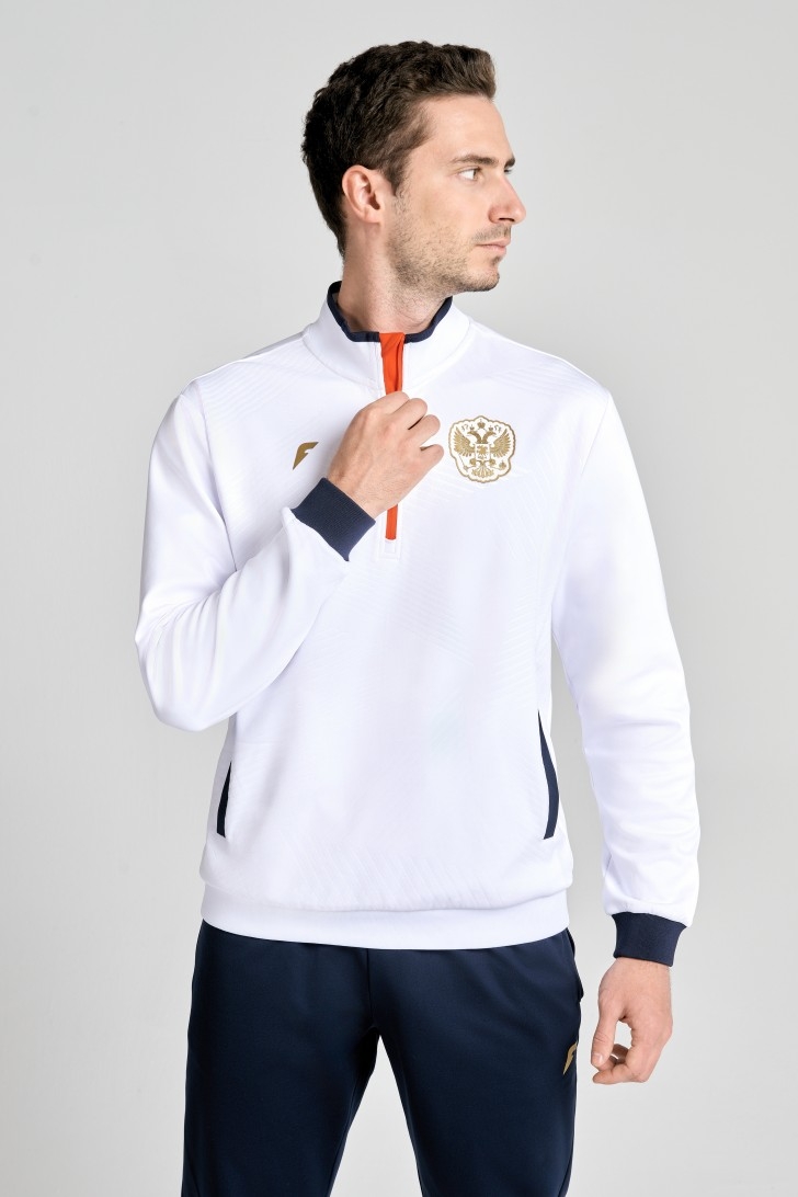 Куртка тренировочная мужская (белый/белый)